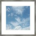 Sky And Clouds Nr. 100.000 Framed Print