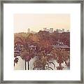 Skyline At Sunset Of Fort Lauderdale Framed Print