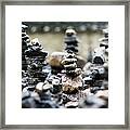 Small Stones Framed Print