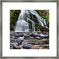 Snow Creek Falls Framed Print