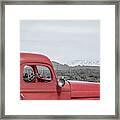 Snow In Arizona Framed Print