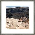 Socotra Island Aerial Photo, Dunes Framed Print