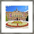 Sombor Square And City Hall View Framed Print