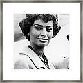 Sophia Loren 1958 Framed Print