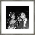 Sophia Loren And Anthony Perkins Framed Print