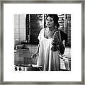 Sophia Loren Cooking Framed Print