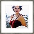 Sophia Loren: Lady In Red Framed Print
