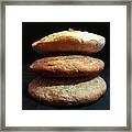 Sourdough Bread Stack 1 Framed Print