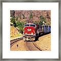 Vintage Railroad - Southern Pacific Emd Sd-70m Framed Print