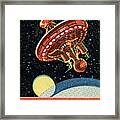 Soviet Space Station Framed Print