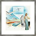 Space Age Travel Modes Framed Print