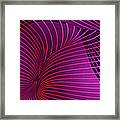 Space-time No-1, Pink Framed Print