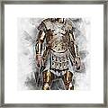 Spartan Hoplite - 58 Framed Print