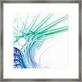 Spearfish Art Blue Framed Print