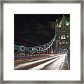 Speed Night 4 Framed Print