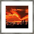 Springport, Michigan Sunset 4289 Framed Print