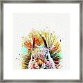 Squirrel Painting Framed Print