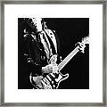 Srv Performing In Davis Framed Print