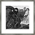 St George And The Dragon, 1930s.artist Framed Print