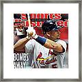 St Louis Cardinals V Milwaukee Brewers - Game 6 Sports Illustrated Cover Framed Print