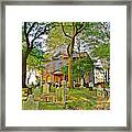 St Pauls Chapel And Graveyardnew York City #2 Framed Print