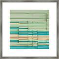 Stacked Sheets Framed Print