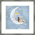 Starlight Wishes With You Framed Print