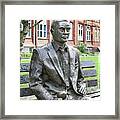 Statue Of Alan Turing Framed Print