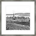 Steamboat, Lough Erne, 1880s By Robert French Framed Print