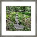Stepping Stone Path - Kinnelon Framed Print