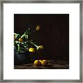 Still Life With Yellow Tulips, Framed Print