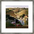 Stone City, 1930 Framed Print