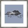 Storm Clouds And Rain Framed Print