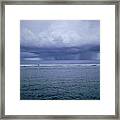 Storm Over The Water Framed Print