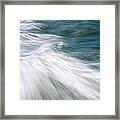 Storm Winds At Sea With Ocean And White Framed Print