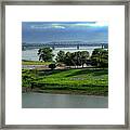 Storms Over Mud Island Framed Print