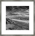 Stormy Day At Sandy Hook Framed Print