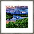 Stormy Morning In Jackson Hole Framed Print