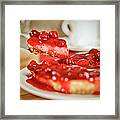Strawberry Cheesecake Framed Print
