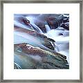 Stream Among Rocks Framed Print