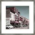 Street Scene, Virginia City Framed Print