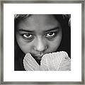 Strong Eyes Framed Print