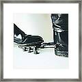 Studio. Boots And Boot Pull. Framed Print