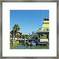 Stump Pass Grille And Tiki Bar Framed Print