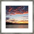 Stumpy Lake Sunset Framed Print