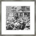 Suffragist Mrs. H. O. Hovemyer Framed Print