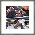 Sugar Ray Leonard, 1981 Wbcwba Welterweight Title Sports Illustrated Cover Framed Print