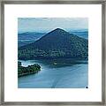 Sugarloaf Mountain And Parksville Lake Framed Print
