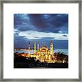 Sultanahmet Mosque Blue Mosque At Dawn Framed Print