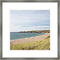 Summer Beach In South Devon Framed Print